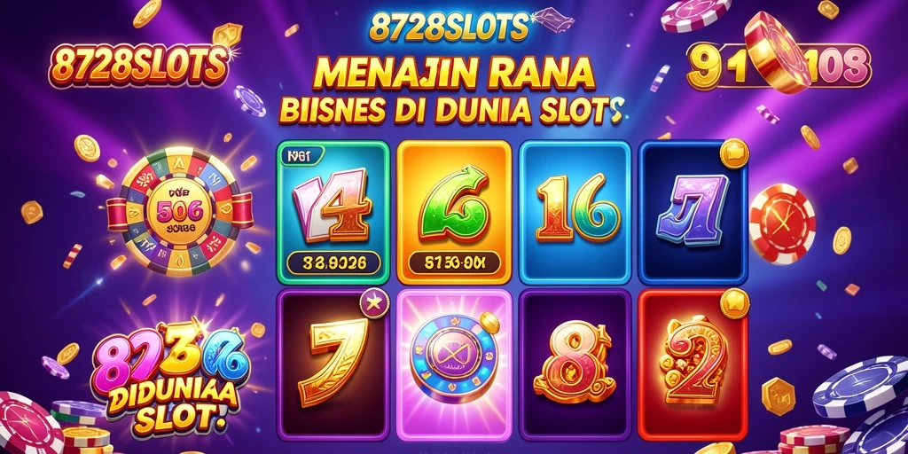 Gameplay seru dalam 8728SLOTS dengan mesin slot yang menantang.