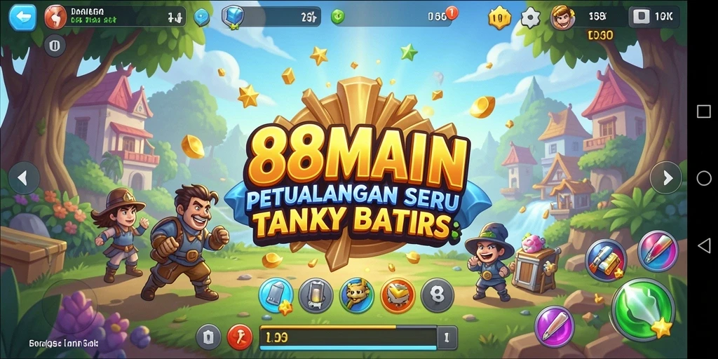 Screenshot dari gameplay 88MAIN menampilkan aksi petualangan seru.