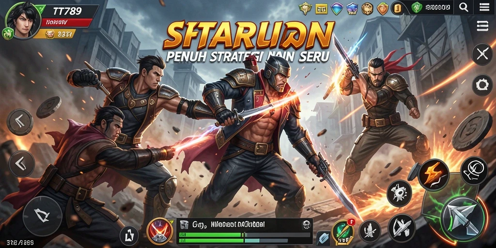 Tangkapan layar menunjukkan gameplay menegangkan di TT789.